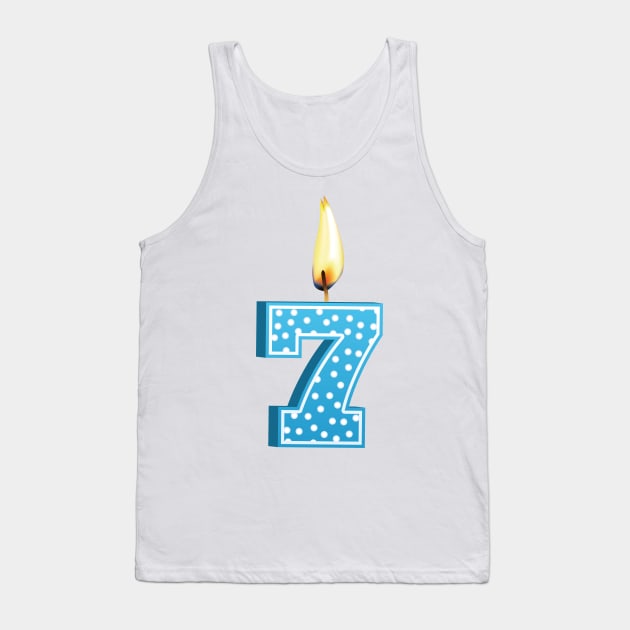 Number 7! Tank Top by SWON Design